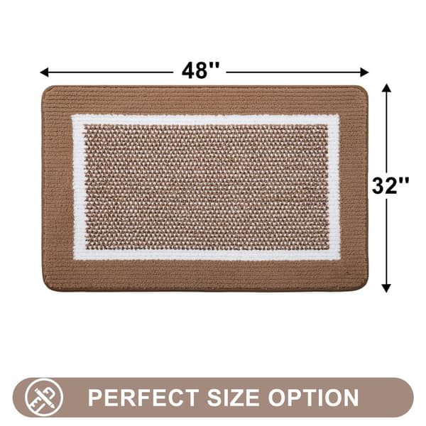Innvendige dørmatter, absorberende smussfanger, sklisikker lav profil 40x60cm brown