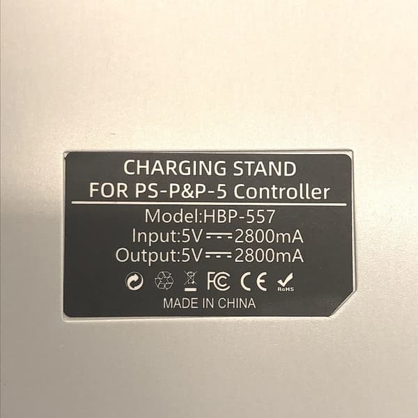 3-i-1 PS-ladestander til håndholdt konsol og controller - Hvid
