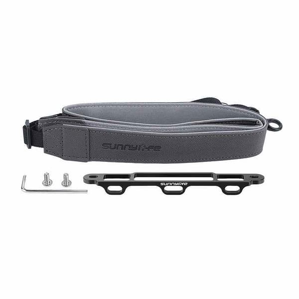 Sunnylife Lanyardholder til DJI RC Controller, Aluminium, Justerbar 62,5-80 cm, Sort