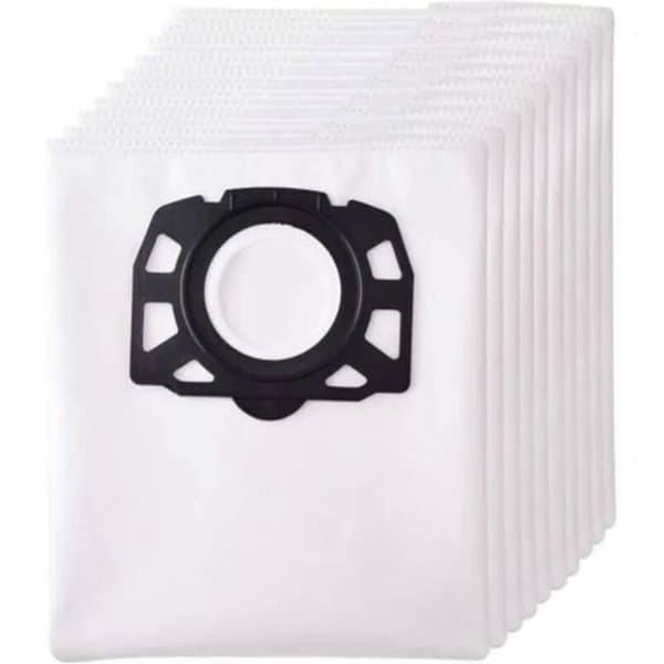 10-pack dammsugarpåsar kompatibla med Karcher WD4 WD5 WD6 MV4 MV5 MV6