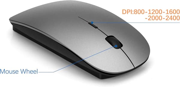 Ultra Slim Trådløst Tastatur og Mus Combo
