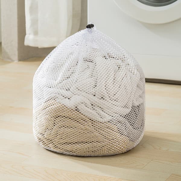 Vaskeposer for Delikate Plagg 3-pakning 50x60 cm, Hvit, Nylonnett, Vaskbar