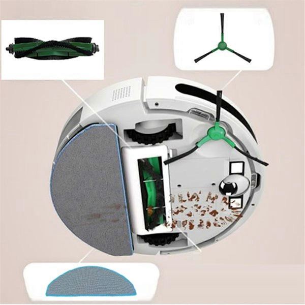 Til Romba Combo Essential / 2 Essential / Vac Essential / Essential Vac 2 Robot Støvsuger Sidebørste H As Shown