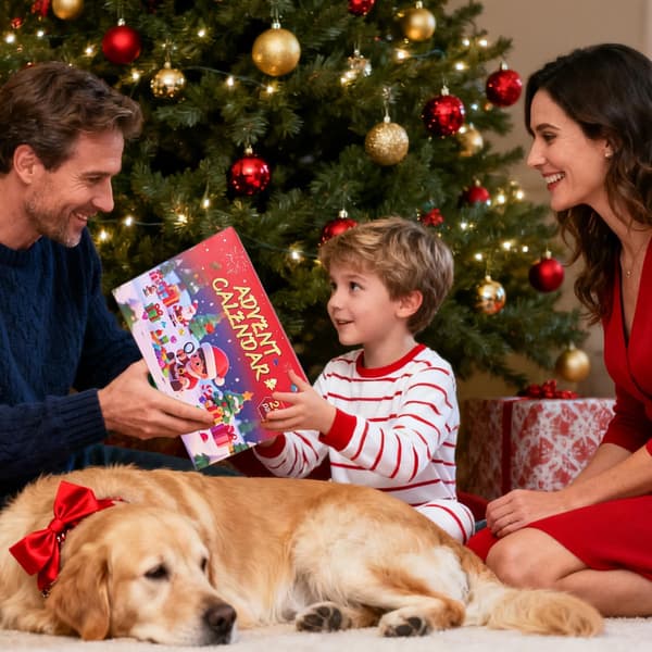 Krystall-adventskalender 24-dagers nedtelling til jul, 2025, reflekterende festlig dekor