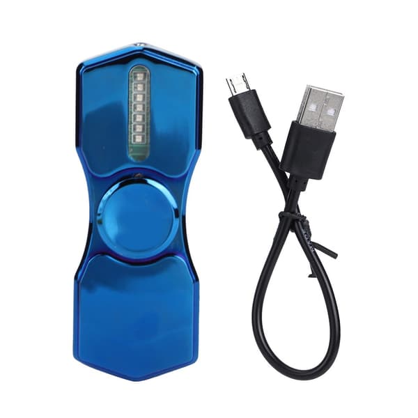 Bærbar USB-lighter med nødlys, sinklegering, for menn, gave