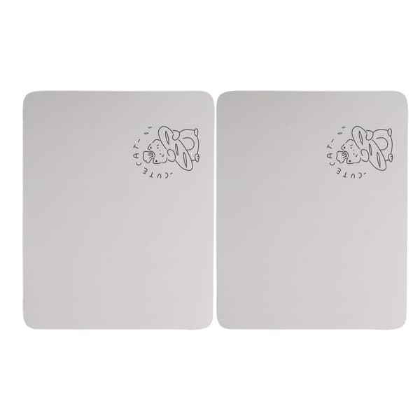2-pack kaffebarmatta, 40x50cm, halkfri vattentät absorberande diskmatta för köksbänk