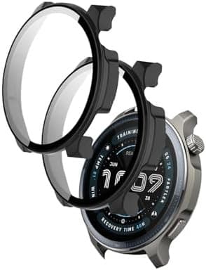 2-pak hårdt PC-etui kompatibelt med Amazfit Balance 2 47mm ur, grøn og sort