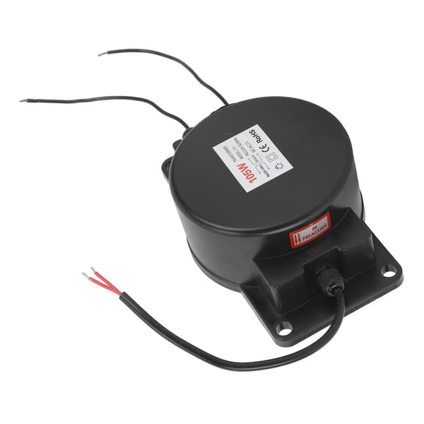 Poollysspændingsomformer, IP68 105W til 12V, strømforsyning til swimmingpool