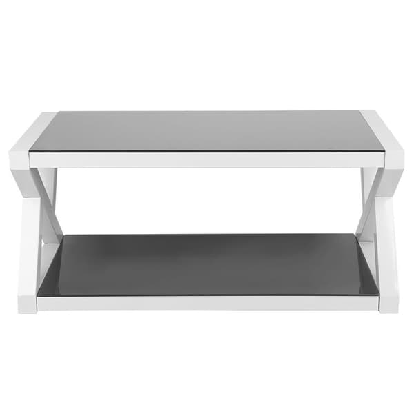 Modernt soffbord i härdat glas, multifunktionellt, för vardagsrum