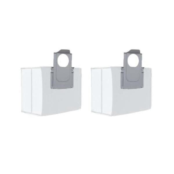 6 st Dammsugarpåsar Tillbehör Set Reservdelar för S7 MAX Ultra MAX+ Dammsugare White
