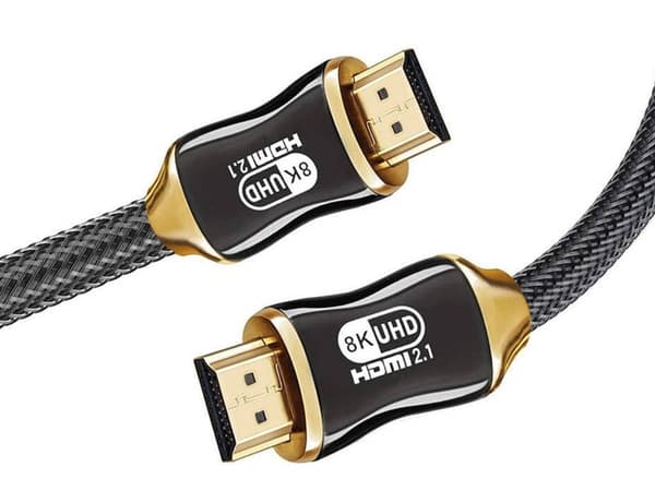 HDMI 2.1 -kaapeli 2m, erittäin nopea 8K 60Hz 4K 120Hz, kullattu
