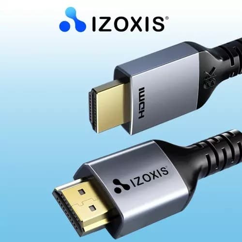 HDMI 2.1-kabel 2m, 8K 60Hz Ultra HD, 48Gbps, Guldpläterad, Nylonflätad