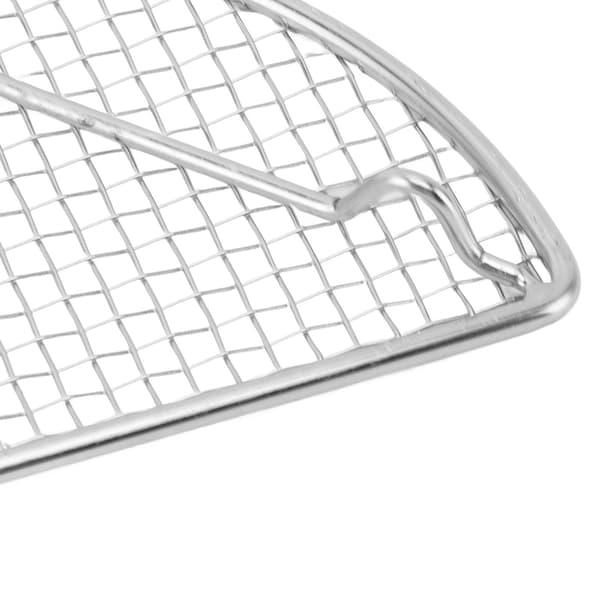 Kølestativ i rustfrit stål, halvcirkel 18 cm, ovnsikkert til bagning, stegning, grillning