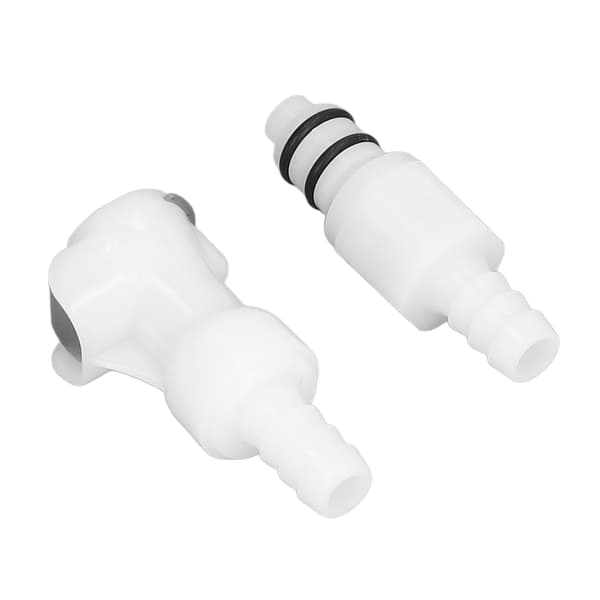 Plastslange lynkobling 5/16\" rør med afspærring, fødevaregodkendt, til gasølslange