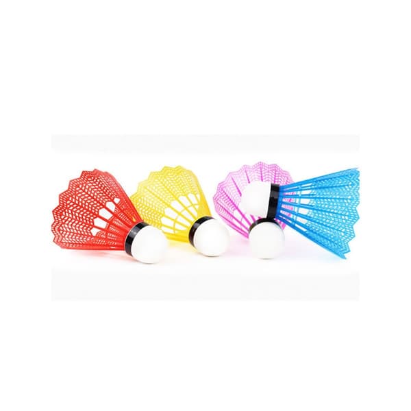 Nylon Badmintonbollar 12-pack, PVC-skum, Stabil Flygning, Inomhus Utomhusträning