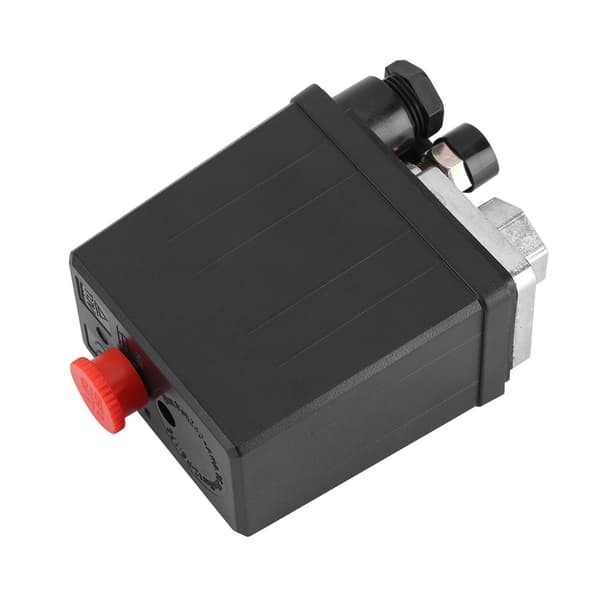 Luftkompressor Trykkreguleringsbryter Ventilregulator 90-120 PSI med doble målere