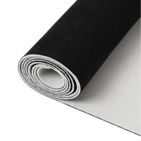 Semsket taktrekkstoff for bilinteriørreparasjon, svart, 100x150cm, myk polyester