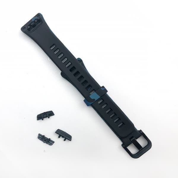 Urrem kompatibel med Huawei Band 6, Honor Band 6/7, TPU, Sort+Blå
