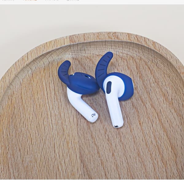 Ørepropper kompatible med Apple AirPods 4. generation, støvtætte silikoneovertræk, svedafvisende, sort