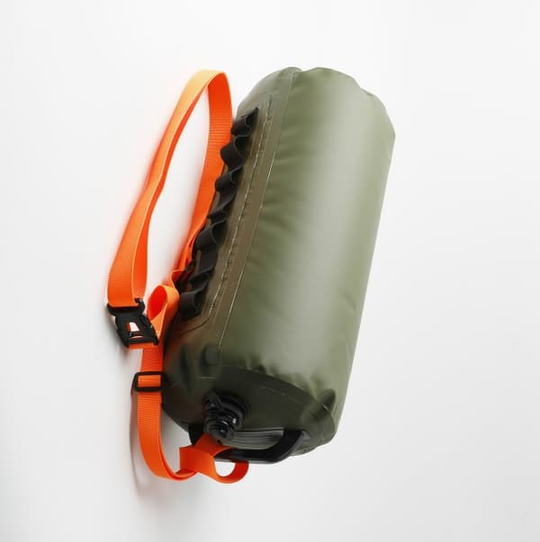 Militærgrønn vannpose for camping, svømming, forankring, bærbar PVC-oppbevaring