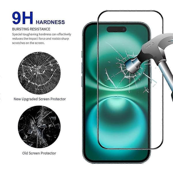 0,26 mm 9H karkaistu lasinen näytönsuoja iPhone 17 Pro Maxille