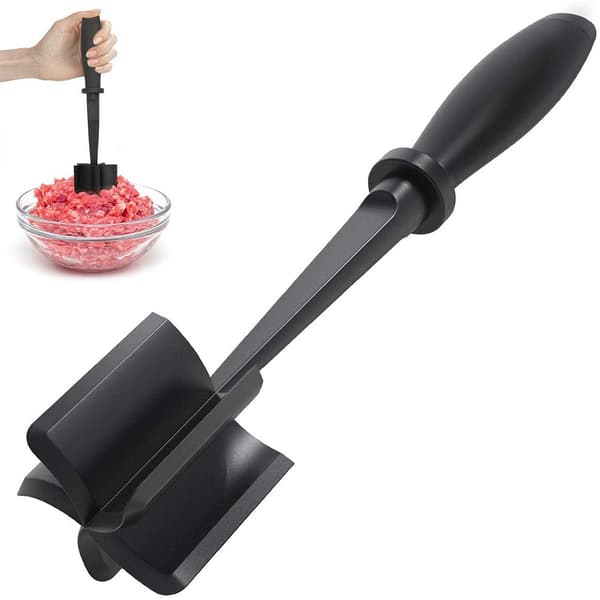 Nylon Kødhakker, Hakket Oksekødsmoser, Non-Stick, Multifunktionelt Køkkenredskab