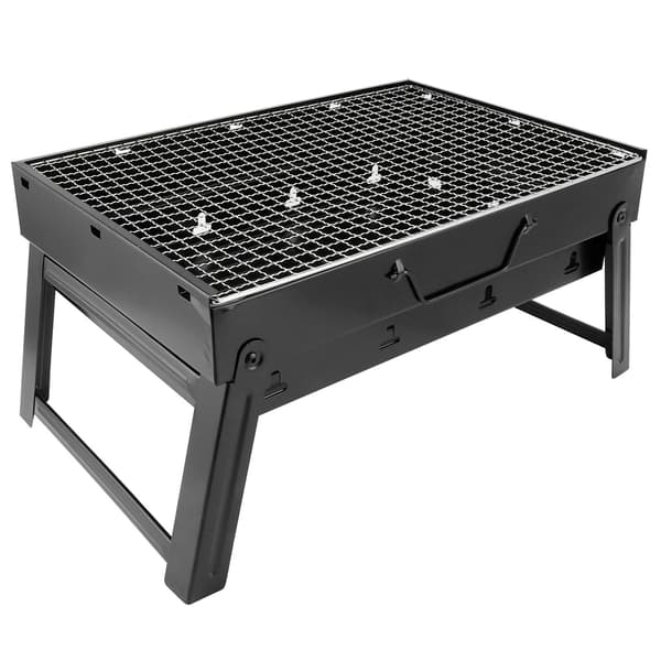 Grill i rustfrit stål, tyk grill til udendørs camping og vandreture