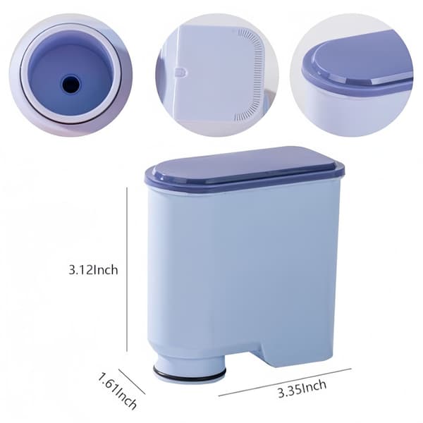 Kaffemaskin Vannfilter Erstatning, Kompatibel med Philips CA6903/10, Aktivt Kull, Blå Blue (1 pack)
