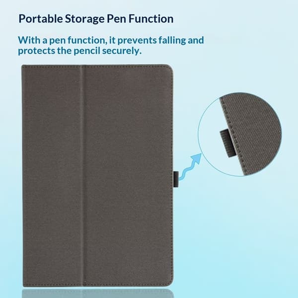 Tabletcover kompatibel med Plimpton PlimPad P2 10.1\", stødsikkert standcover, multi-vinkel, blå