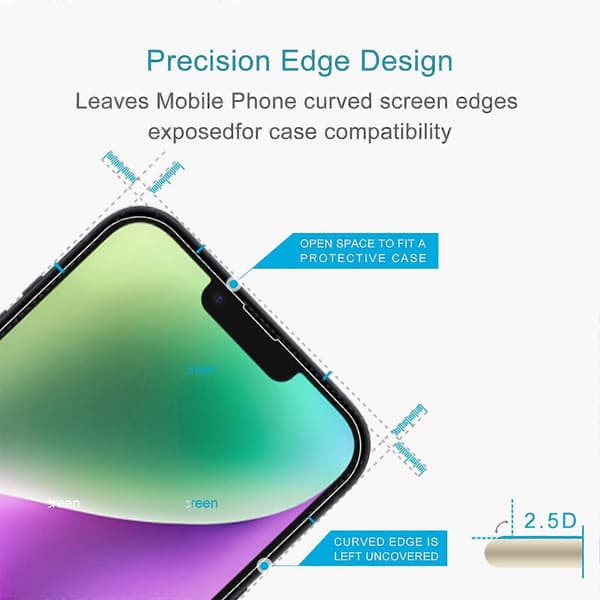 Hærdet glasfilm til iPhone 14 Plus