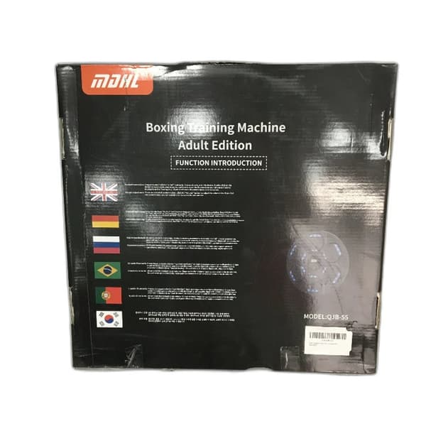 Väggmonterad Bluetooth LED-display musikspelare för boxningsträning, 39x39cm