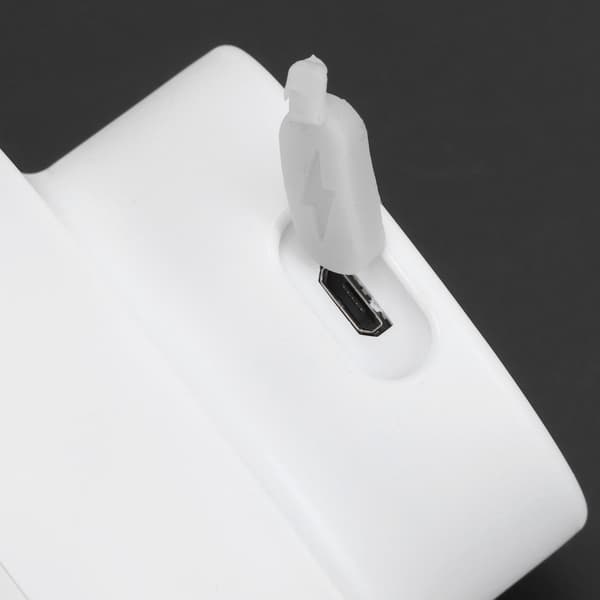 USB Mini Elektrisk Hvidløgsknuser Hakker, 100ml, Grøntsagsskærer, Hvid