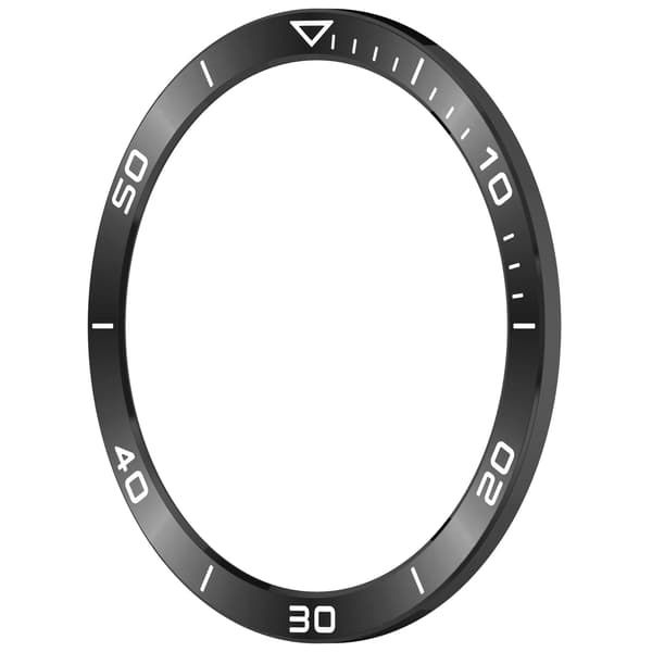 Ramme i rustfritt stål til Garmin Tactix 8 Solar 51mm, svart, beskyttende ramme