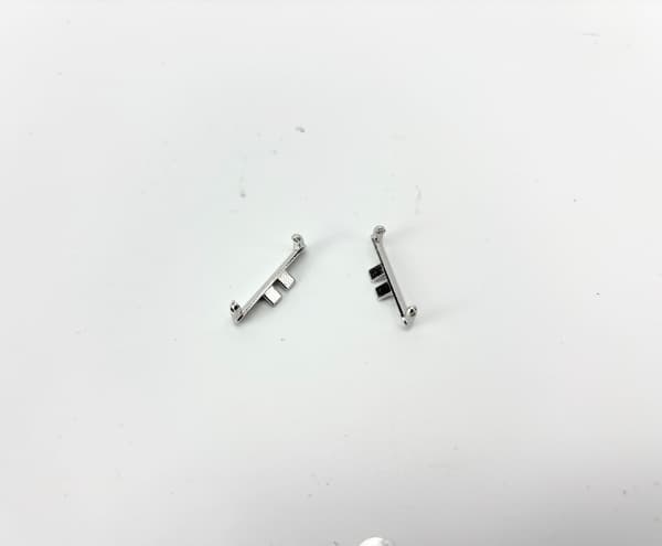 Rustfrit stålforbindelse til Honor Choice 2i, 20 mm, sølv, sikker pasform Silver