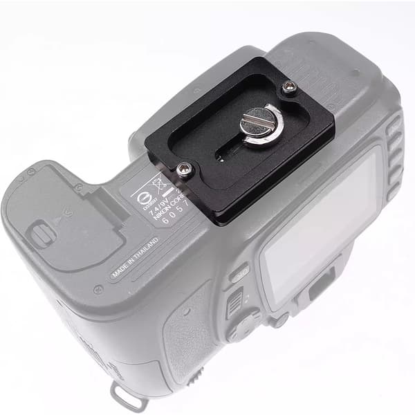 Quick Release Plate PU-50, Aluminiumslegering, Sort, 50x38x10mm, til DSLR Kamera Stativ