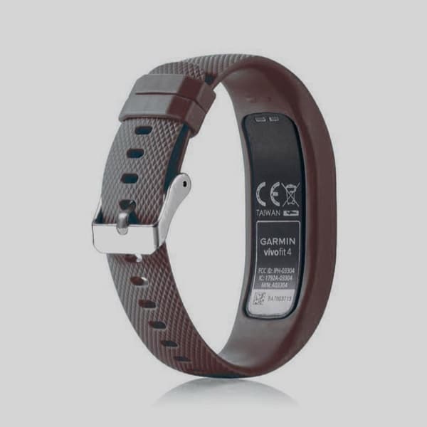 Armbånd til Garmin Vivofit 4, Sort (Stor), TPU TPE, Justerbart, Vandtæt