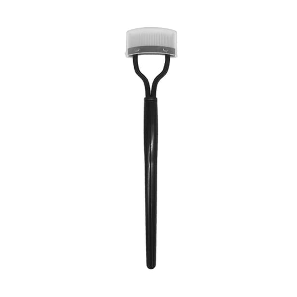 Øjenvippeseparator kam børste, sort, rustfrit stål, mascara klumpfjerner, præcis definition