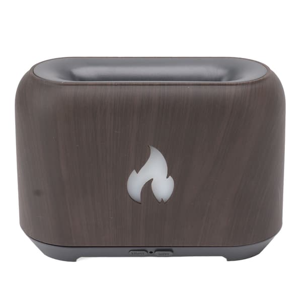 USB Flamme Diffuser Luftfugter, 130ML, 3D Udskæring, 7 LED Farvelys, 5V Dybt Træmønster