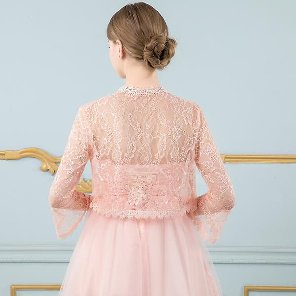 Pitsihääpuku Bolero-peitteellä PINK