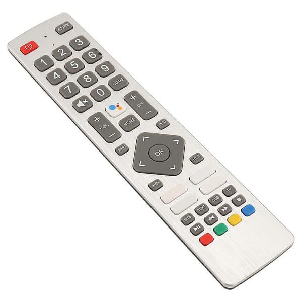 RMC0133 Fjernkontroll Erstatning for Sharp TV Fjernkontroll Gratis Oppsett Silver