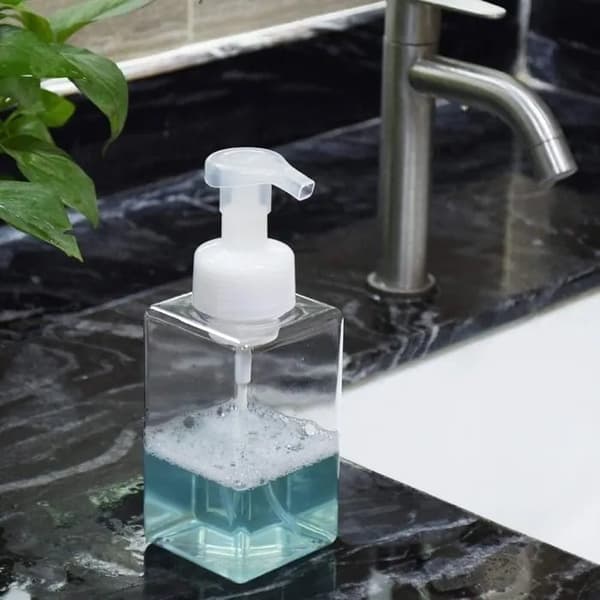 Skumsåpdispensrar, set om 2, 450 ml, för lotion, påfyllningsbara flaskor