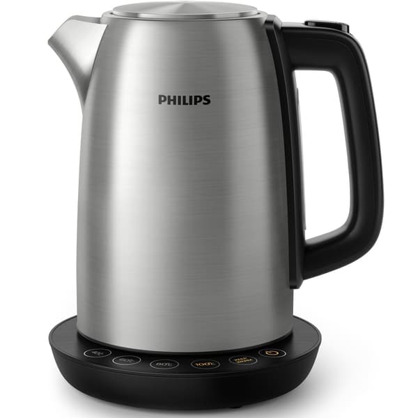 Philips Avance Collection Vattenkokare HD9359, 1,7L, Rostfritt Stål, Temperaturkontroll