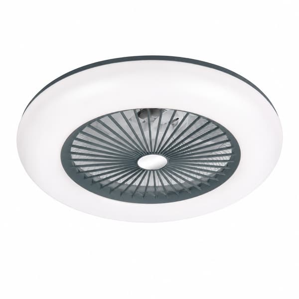 Smart takviftelys med fjernkontroll og appstyring, dimbar LED, moderne design