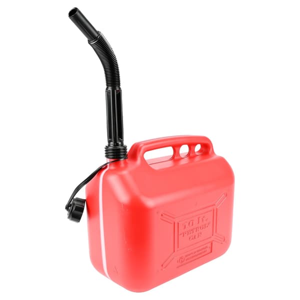 10L Bränsledunk med Nivåindikator, Bensindunk, Röd
