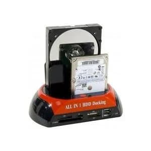 SATA IDE USB eSATA Dockningsstation, 2.5\" 3.5\" Hårddisk, Kortläsare