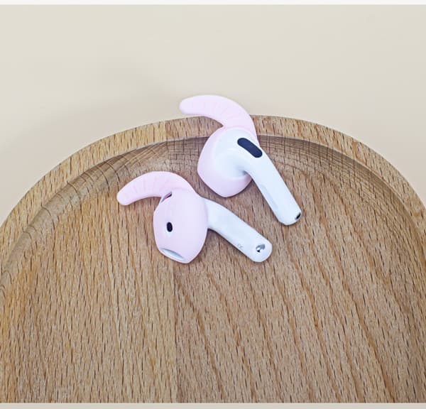 Ørepropper kompatible med Apple AirPods 4. generation, støvtætte silikoneovertræk, svedafvisende, sort