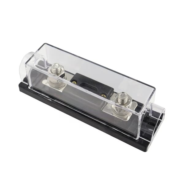 ANL sikringsholder 300A Inline, 0/2/4 Gauge AWG, Sort, 2-pak til bil, lastbil, båd