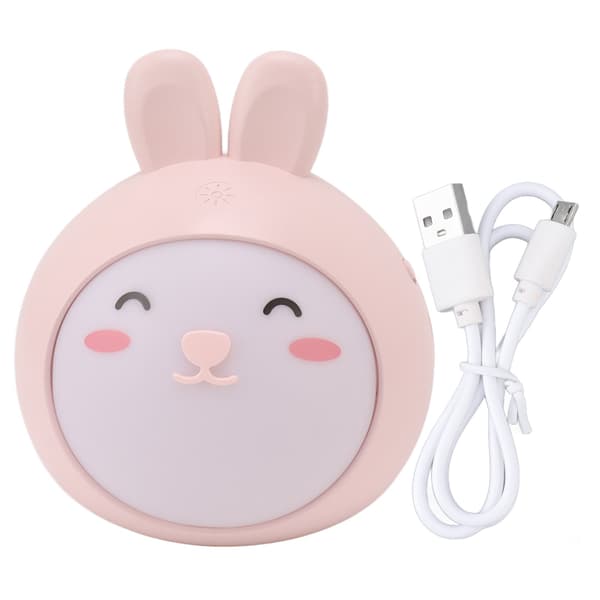 Berøringssensor Natlampe, Pink, USB Genopladelig, Trinløs Dæmpning, Sengelampe