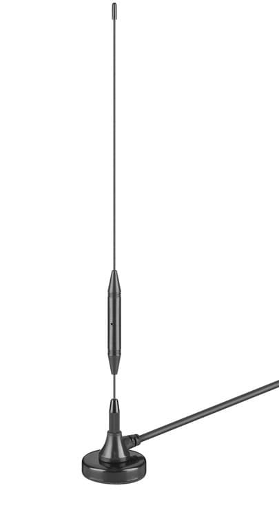 Indendørs DVB-T2 HD Antenne, Omnidirektionel, Sort, til Digitalt TV & DAB, 1,5m Kabel