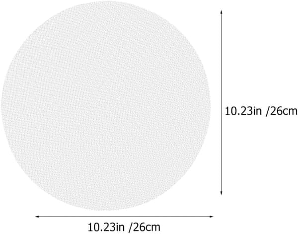 Återanvändbara 2-pack 26 cm silikonångfoder Non-Stick Värmebeständiga Vikbara Ångmattor för köket